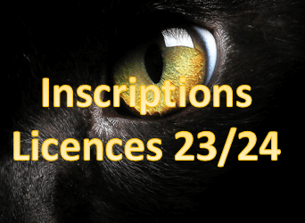 Inscriptions Licences 2023/3024