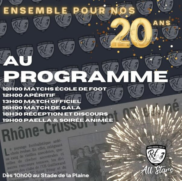 20 ans RCF